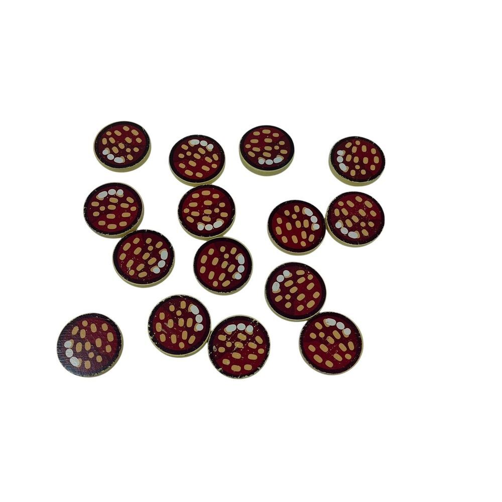 Melissa & Doug Wooden PIZZA PIE TOPPINGS‎ Pepperoni Lot Of 15 Replacement Pieces
